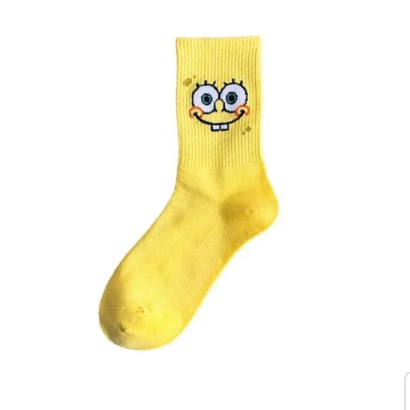 NEW SPONGEBOB SOCKS FIVE PACK - Picture 7 of 12